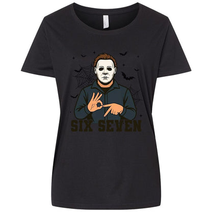 Ladies Curvy Jersey - E5P8YKAY - Blended Black - 1