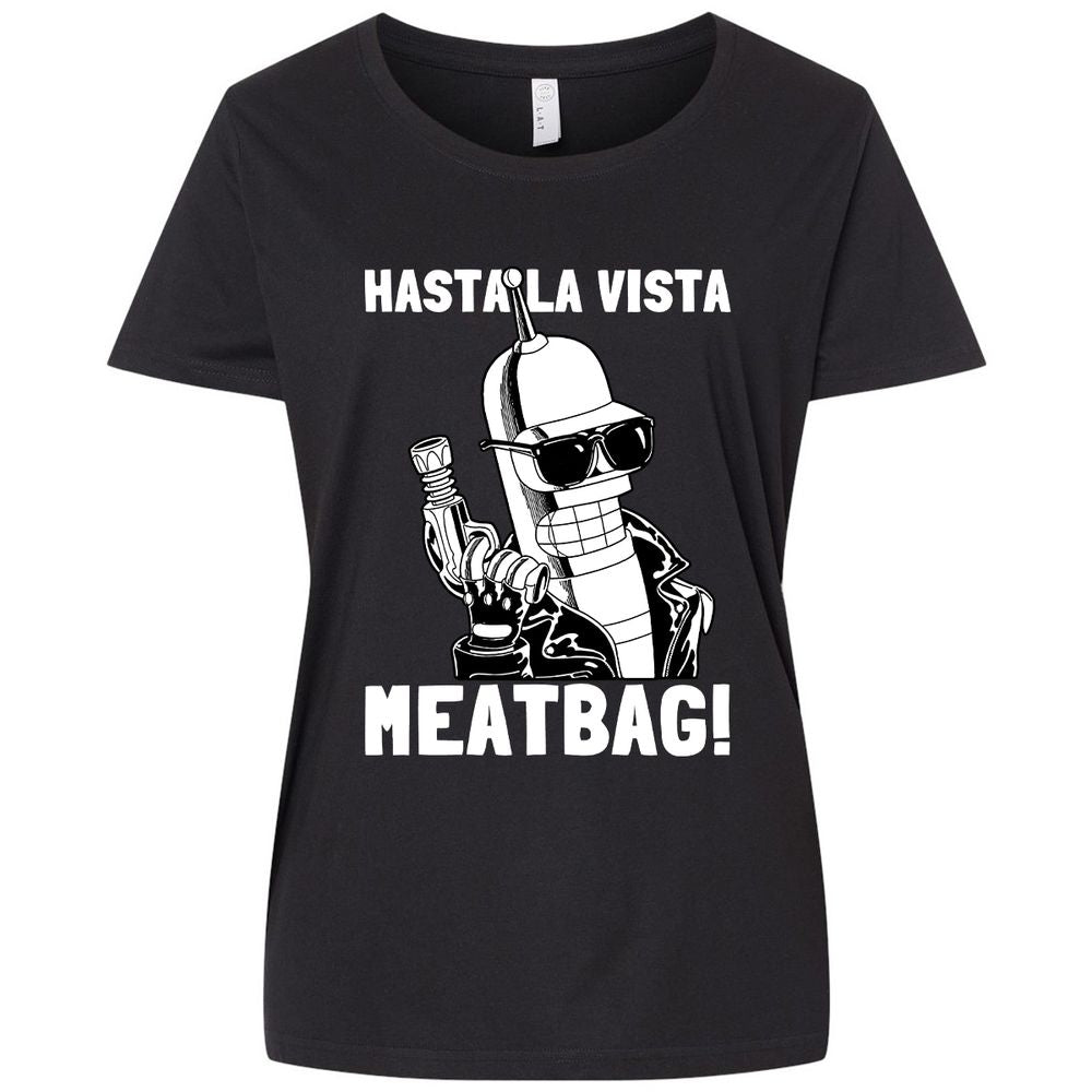 Ladies Curvy Jersey - VTS2XC5C - Blended Black - 1