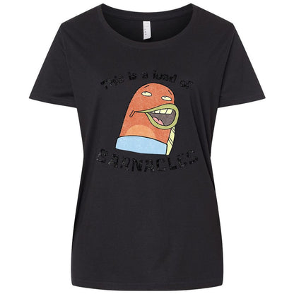 Ladies Curvy Jersey - V1JMWUUD - Blended Black - 1