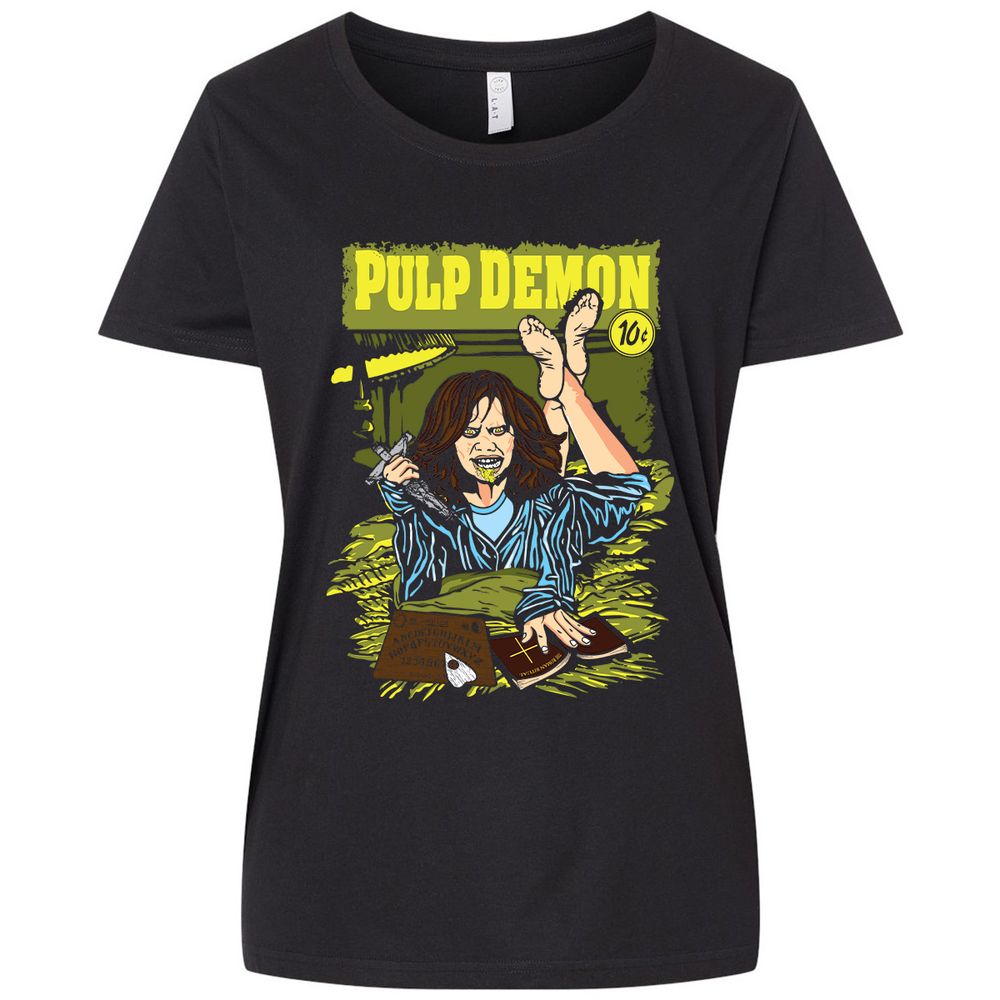 Ladies Curvy Jersey - VCTTKM6M - Blended Black - 1