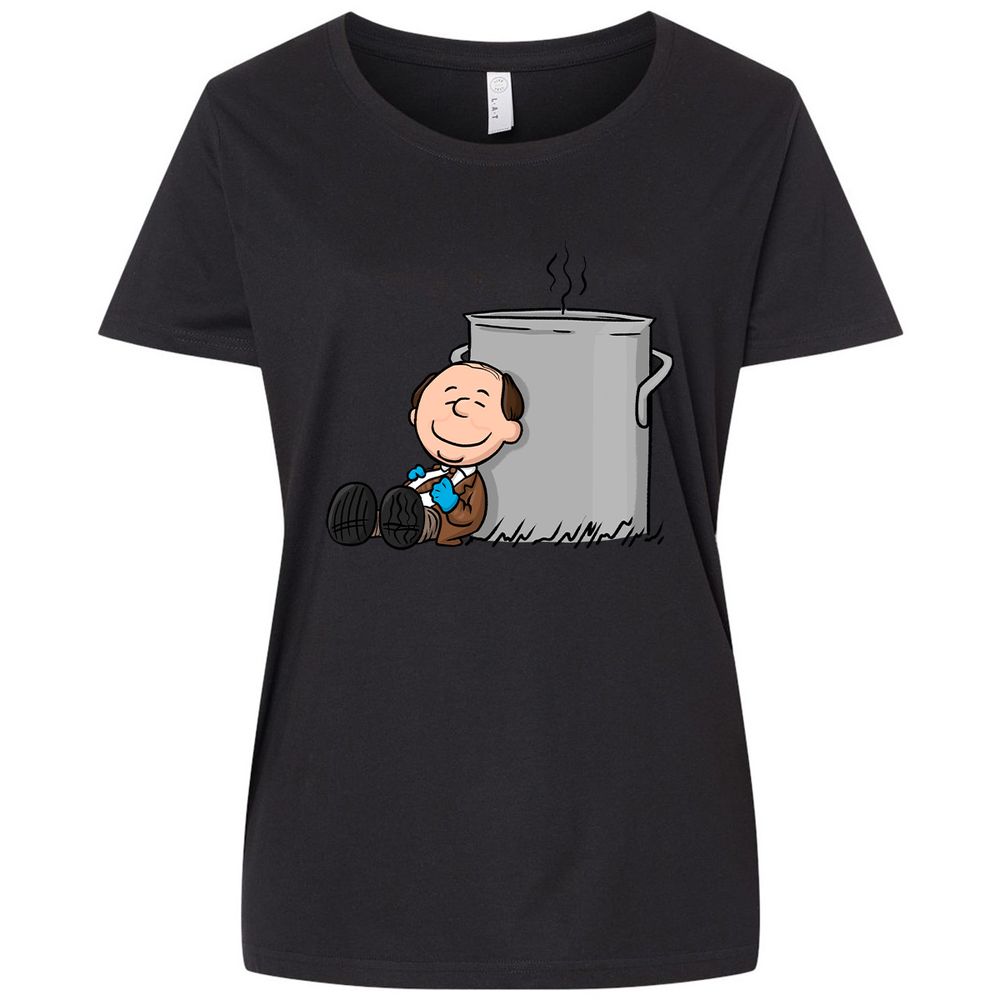 Ladies Curvy Jersey - 8D1K65AD - Blended Black - 1