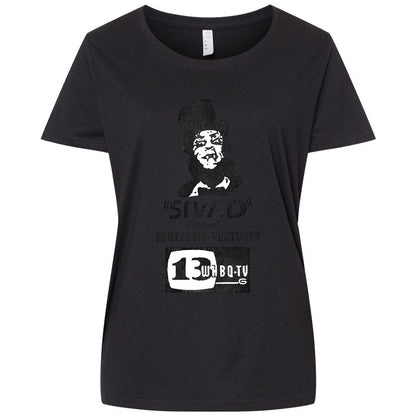 Ladies Curvy Jersey - ZRY9RPQE - Blended Black - 1