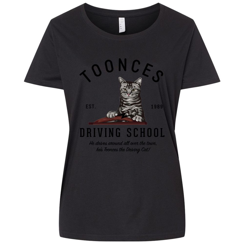 Funny Cat Driving School - Blended Black - 1