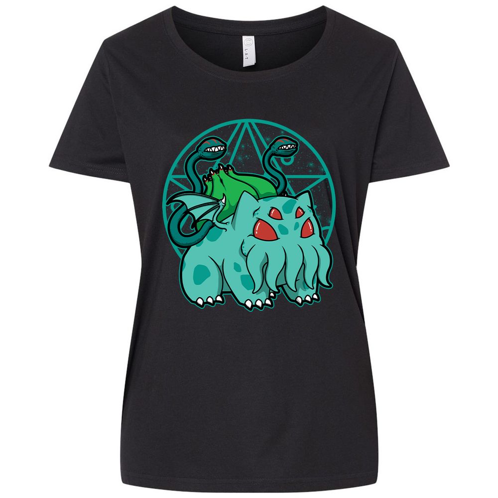 Ladies Curvy Jersey - B9TA15Q6 - Blended Black - 1