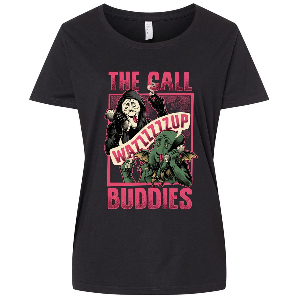 Ladies Curvy Jersey - T318USQ2 - Blended Black - 1