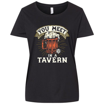 Ladies Curvy Jersey - PCX96K4P - Blended Black - 1