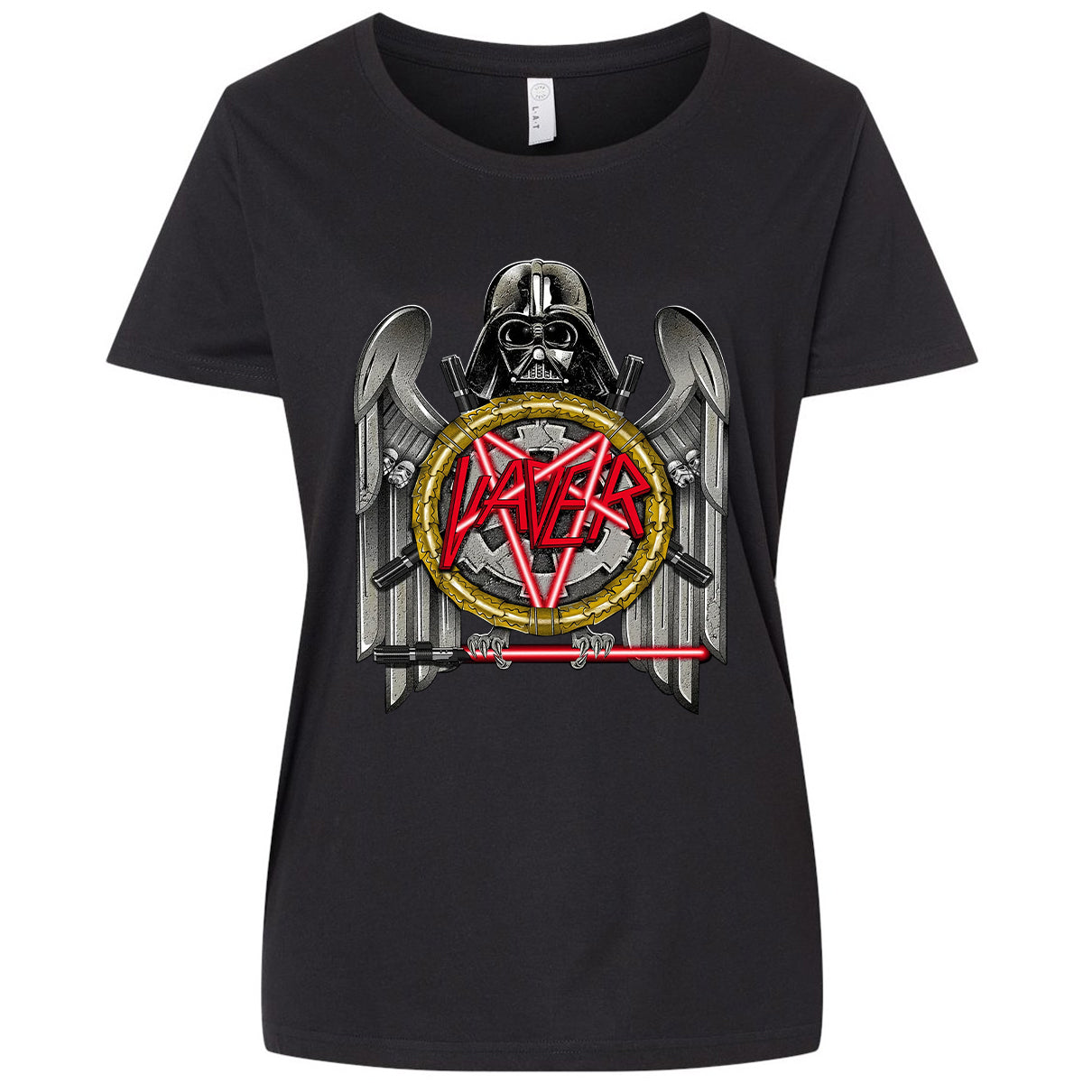 Ladies Curvy Jersey - GUCWNAB4 - Blended Black - 1