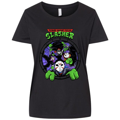 Ladies Curvy Jersey - QU2UHAH7 - Blended Black - 1