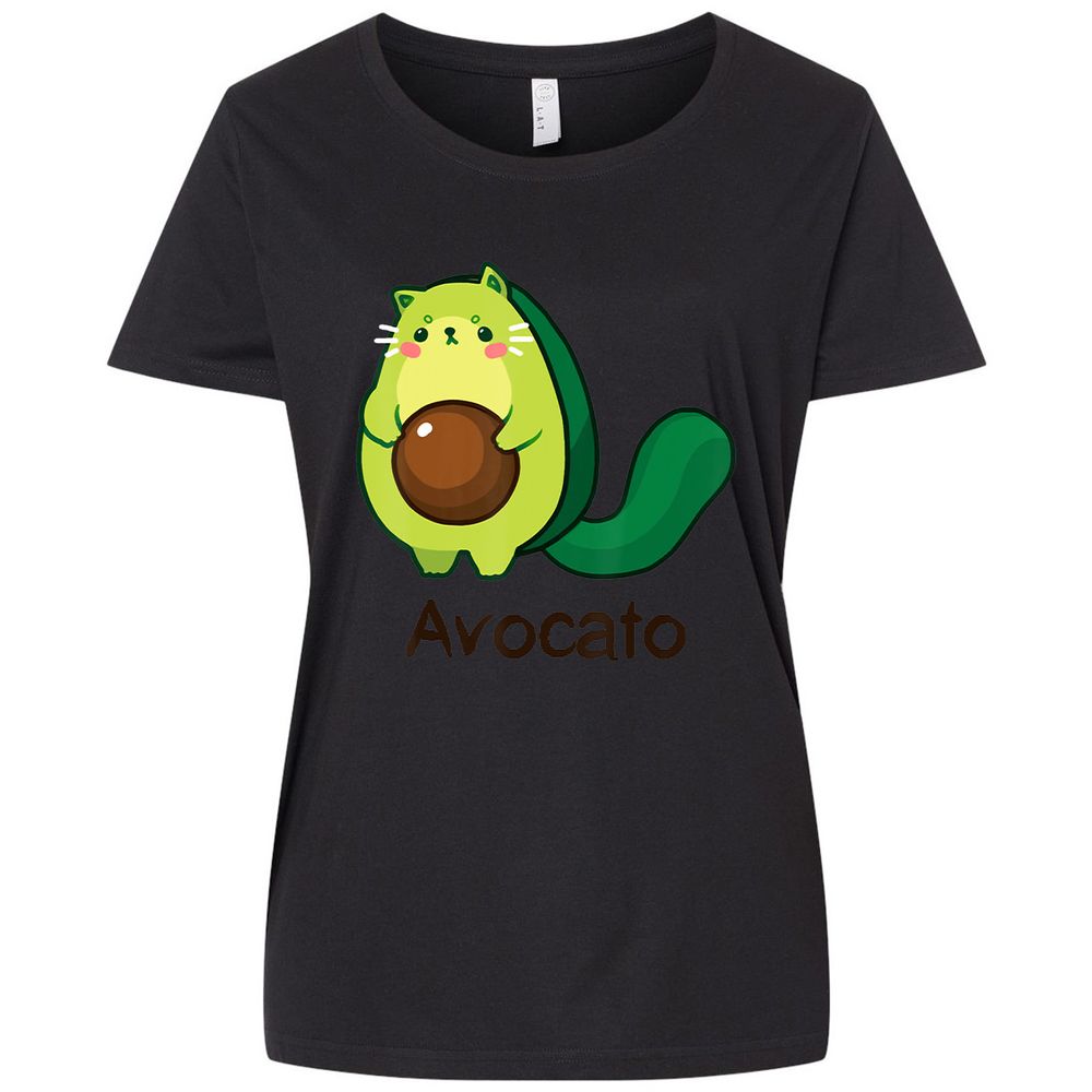 Ladies Curvy Jersey - A83SSK2Z - Blended Black - 1