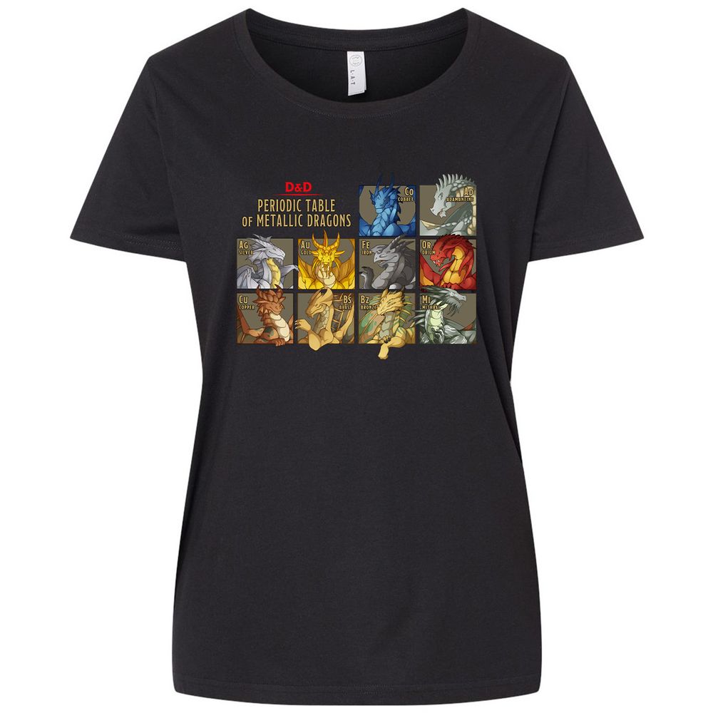 Ladies Curvy Jersey - KUUD68GK - Blended Black - 1