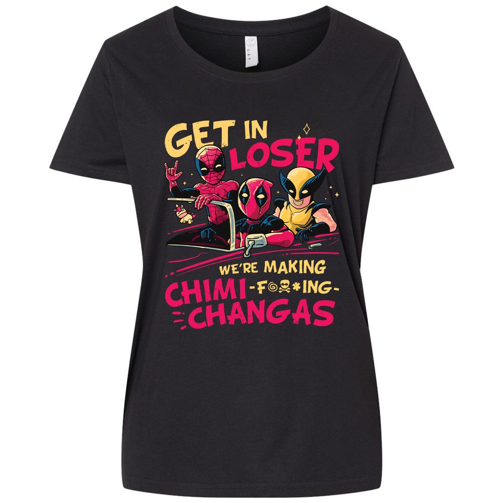 Ladies Curvy Jersey - ZHRQ93B4 - Blended Black - 1