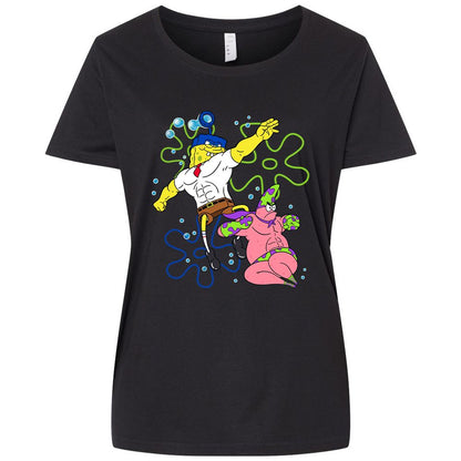 Ladies Curvy Jersey - VVCZD79H - Blended Black - 1