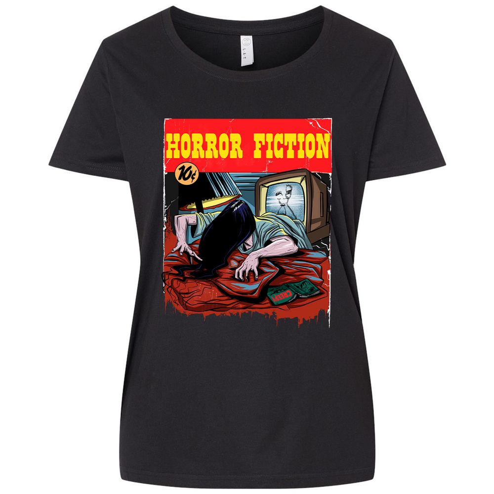 Ladies Curvy Jersey - PYGPAC5Y - Blended Black - 1