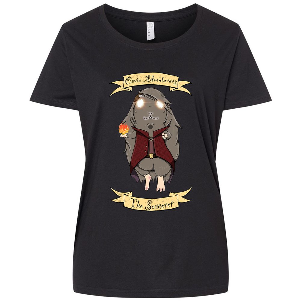 Ladies Curvy Jersey - B3FULKR2 - Blended Black - 1