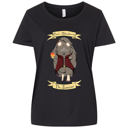 Ladies Curvy Jersey - B3FULKR2 - Blended Black - 1