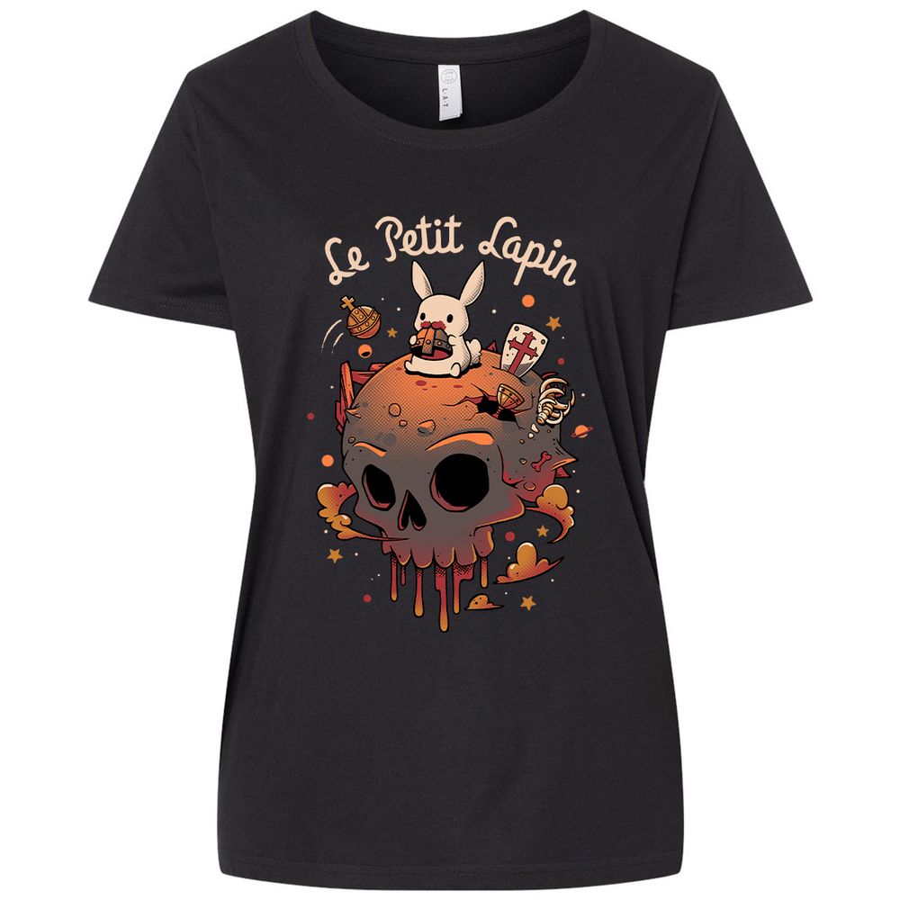 Ladies Curvy Jersey - DX4QUFN6 - Blended Black - 1