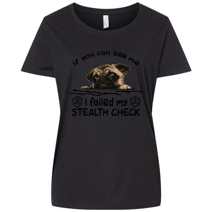 Ladies Curvy Jersey - RWXRK3DF - Blended Black - 1