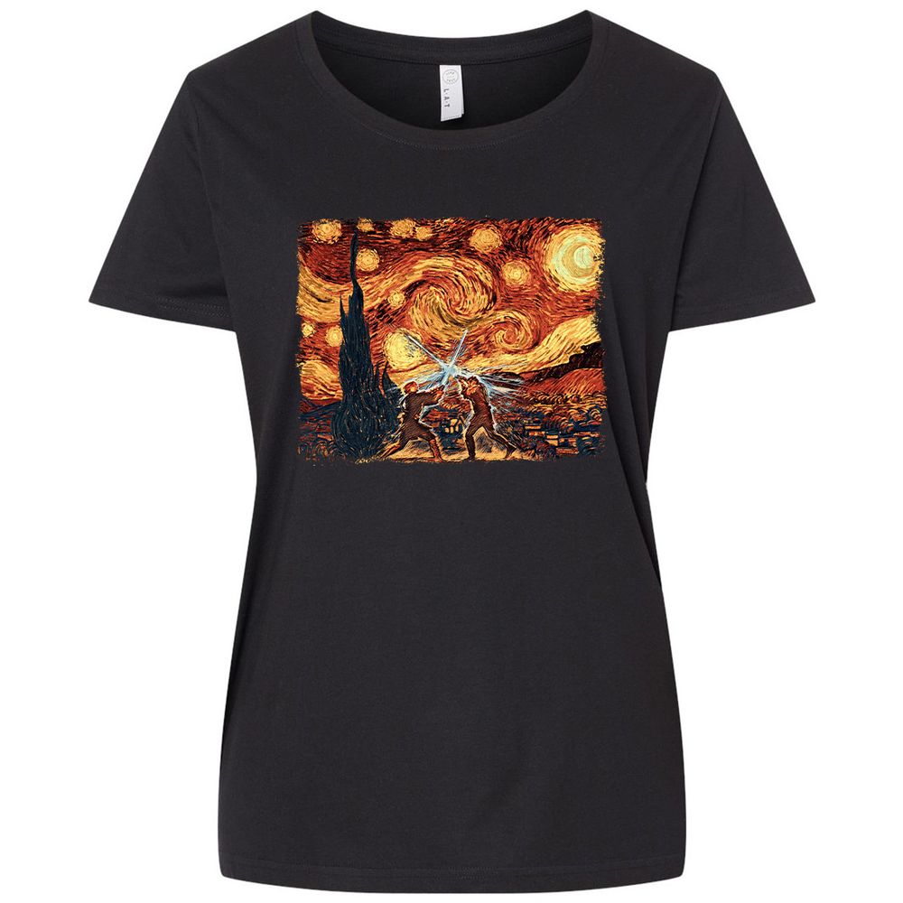 Ladies Curvy Jersey - E1JEEJB6 - Blended Black - 1