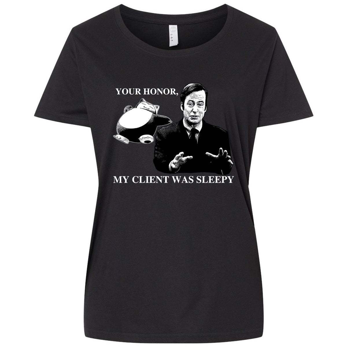 Ladies Curvy Jersey - 3LX8CVMY - Blended Black - 1