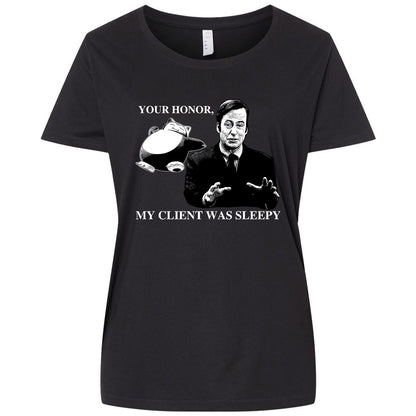 Ladies Curvy Jersey - 3LX8CVMY - Blended Black - 1