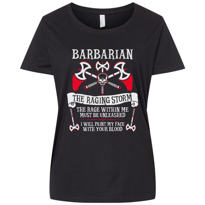 Ladies Curvy Jersey - WJ6ZTY8C - Blended Black - 1