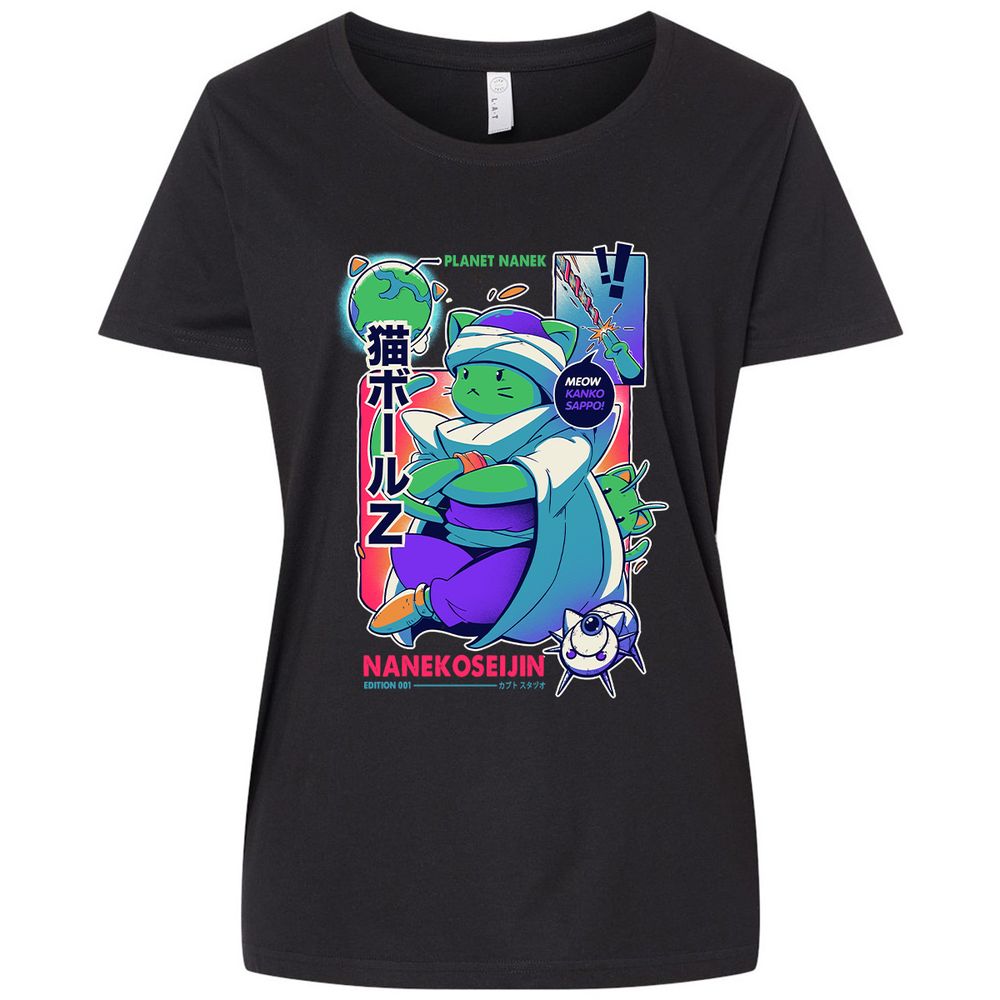 Ladies Curvy Jersey - ZJTVKZ52 - Blended Black - 1