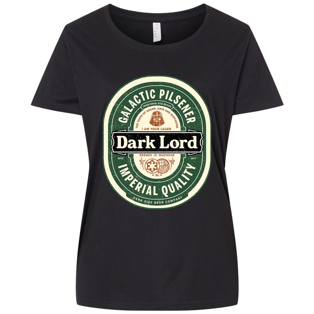 Ladies Curvy Jersey - LCZ2M969 - Blended Black - 1