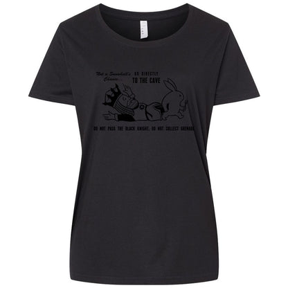 Ladies Curvy Jersey - 3B5XY5KZ - Blended Black - 1