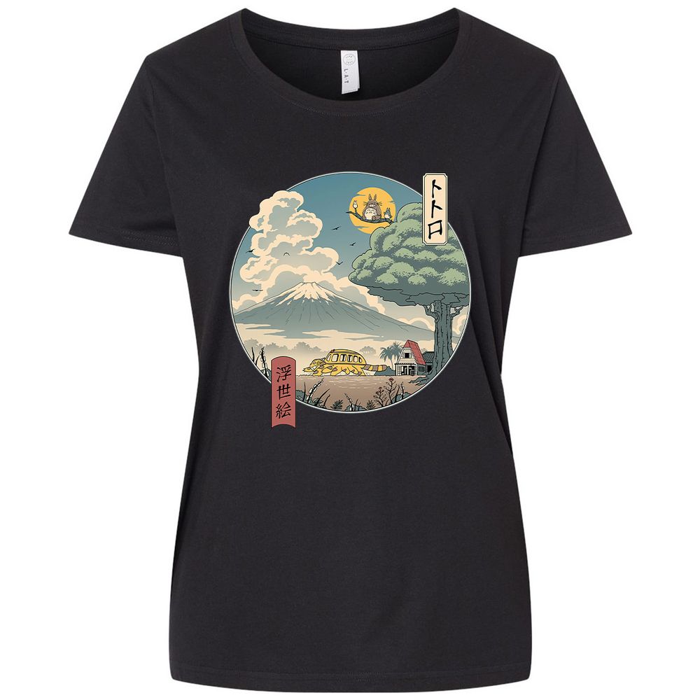 Ladies Curvy Jersey - E53YXYGB - Blended Black - 1