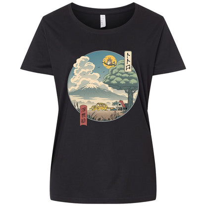 Ladies Curvy Jersey - E53YXYGB - Blended Black - 1