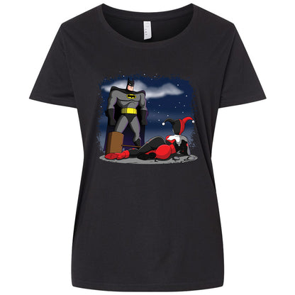 Ladies Curvy Jersey - 2EQ5XQCJ - Blended Black - 1