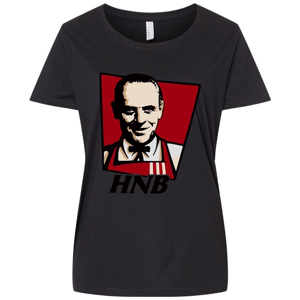 Ladies Curvy Jersey - NXHZMBC9 - Blended Black - 1