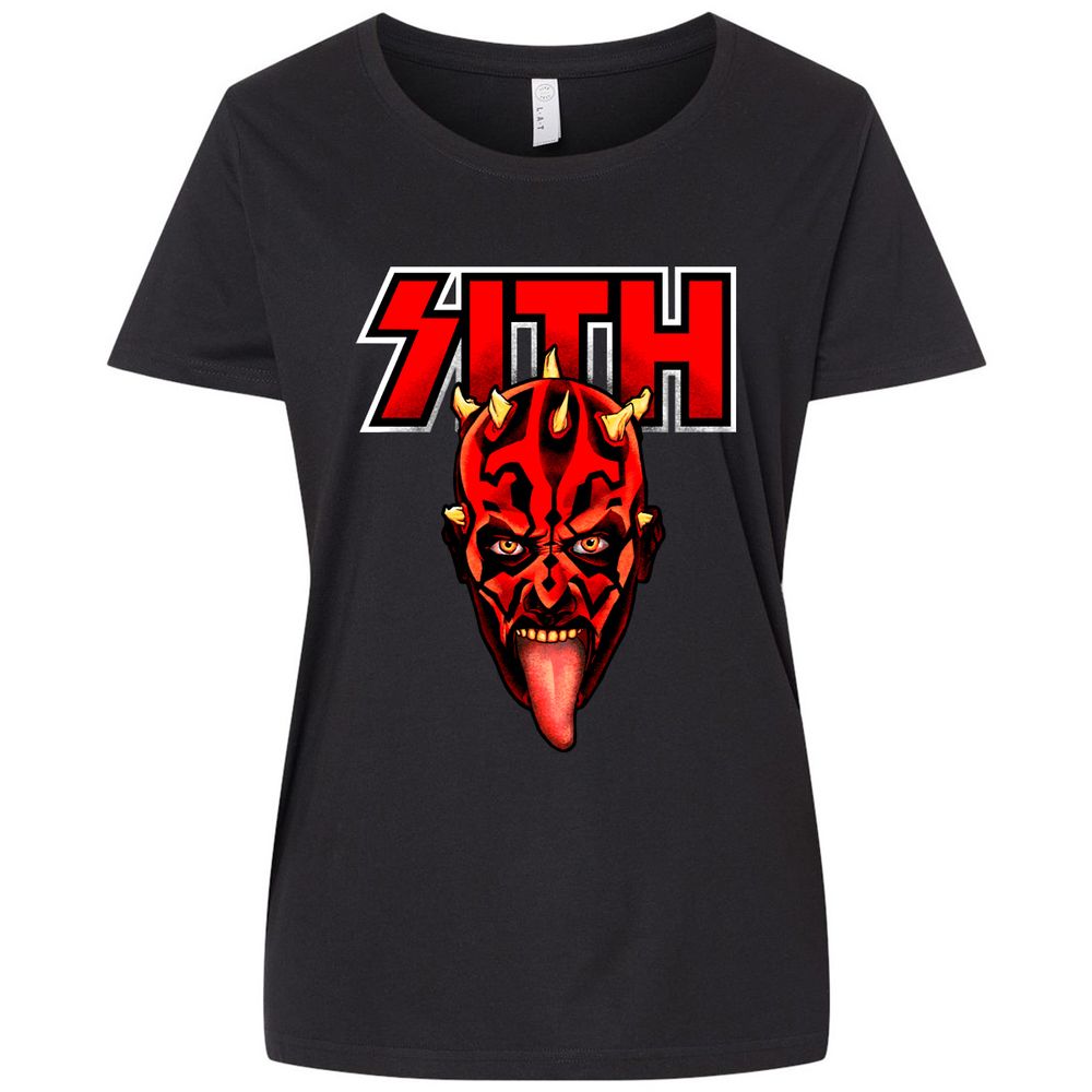 Ladies Curvy Jersey - PS8G1NQZ - Blended Black - 1