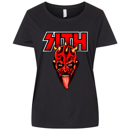 Ladies Curvy Jersey - PS8G1NQZ - Blended Black - 1