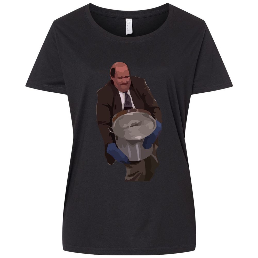 Ladies Curvy Jersey - 4QJ1G282 - Blended Black - 1