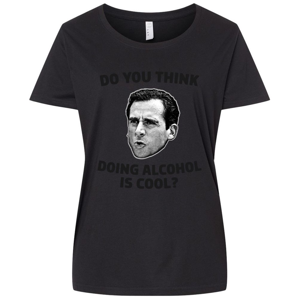 Ladies Curvy Jersey - ASQLX4U8 - Blended Black - 1