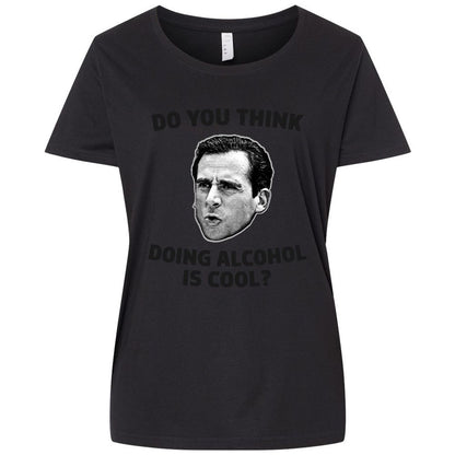 Ladies Curvy Jersey - ASQLX4U8 - Blended Black - 1