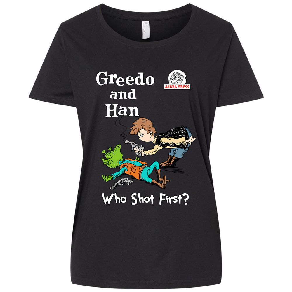 Ladies Curvy Jersey - XZBMQ22F - Blended Black - 1