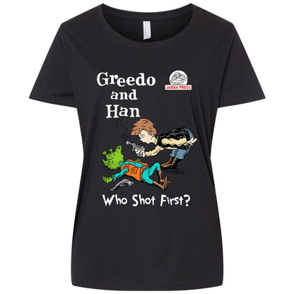 Ladies Curvy Jersey - XZBMQ22F - Blended Black - 1