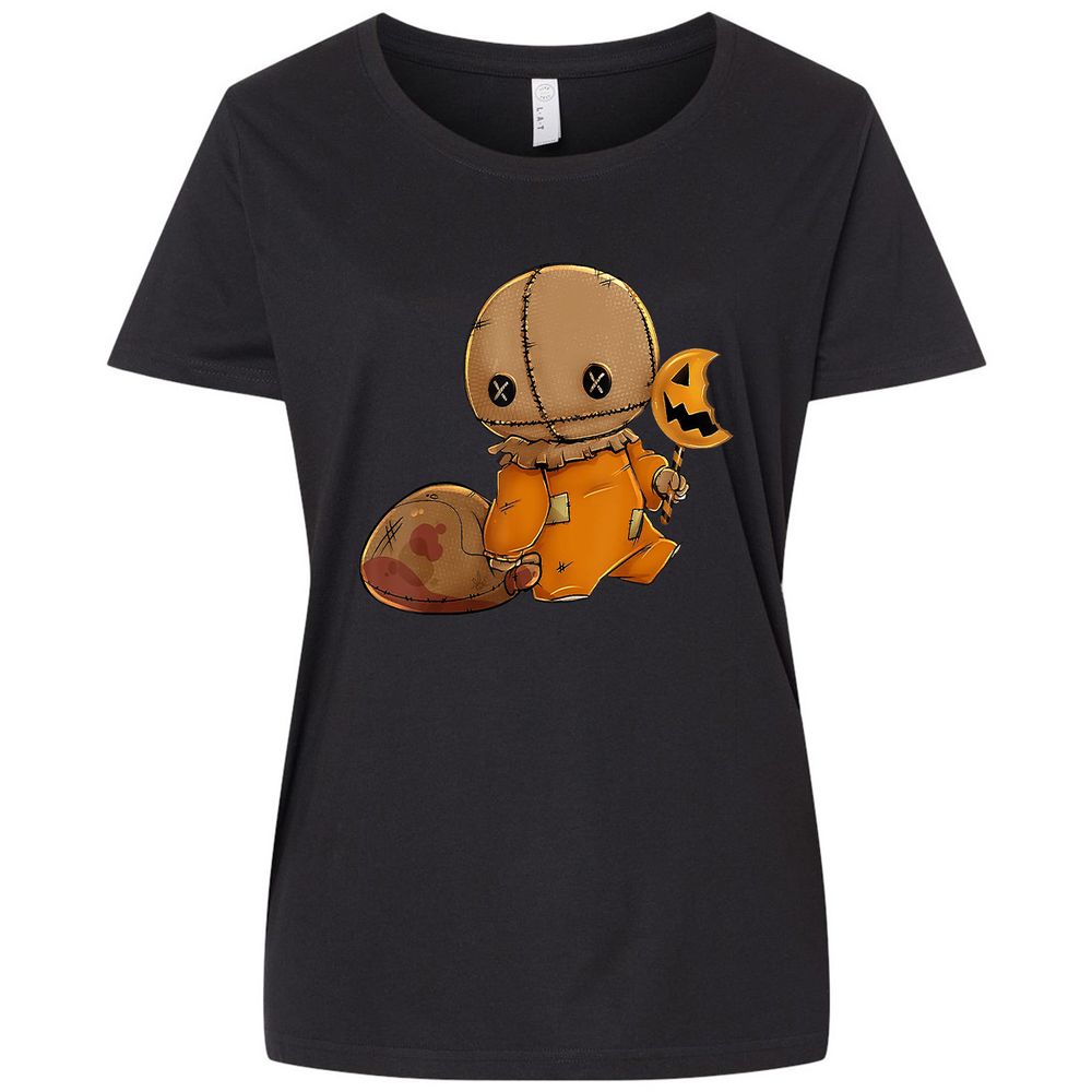 Ladies Curvy Jersey - A62ME4TZ - Blended Black - 1