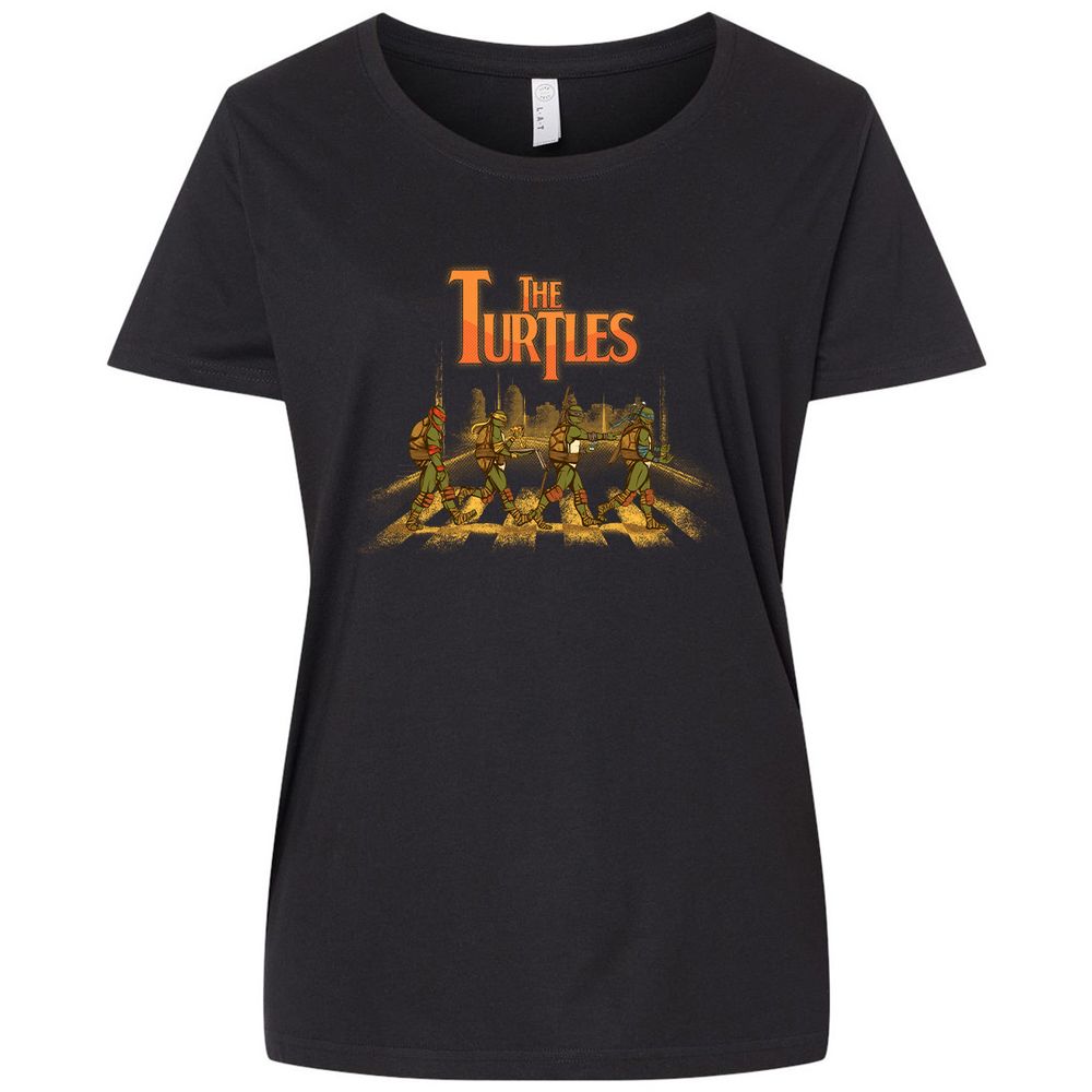 Ladies Curvy Jersey - VZNN8N1Y - Blended Black - 1