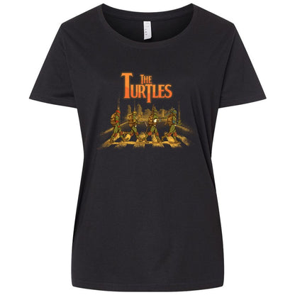 Ladies Curvy Jersey - VZNN8N1Y - Blended Black - 1