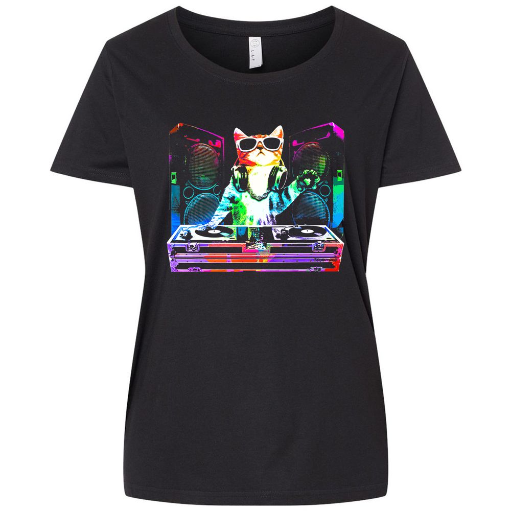 Ladies Curvy Jersey - 4JJZ56GU - Blended Black - 1