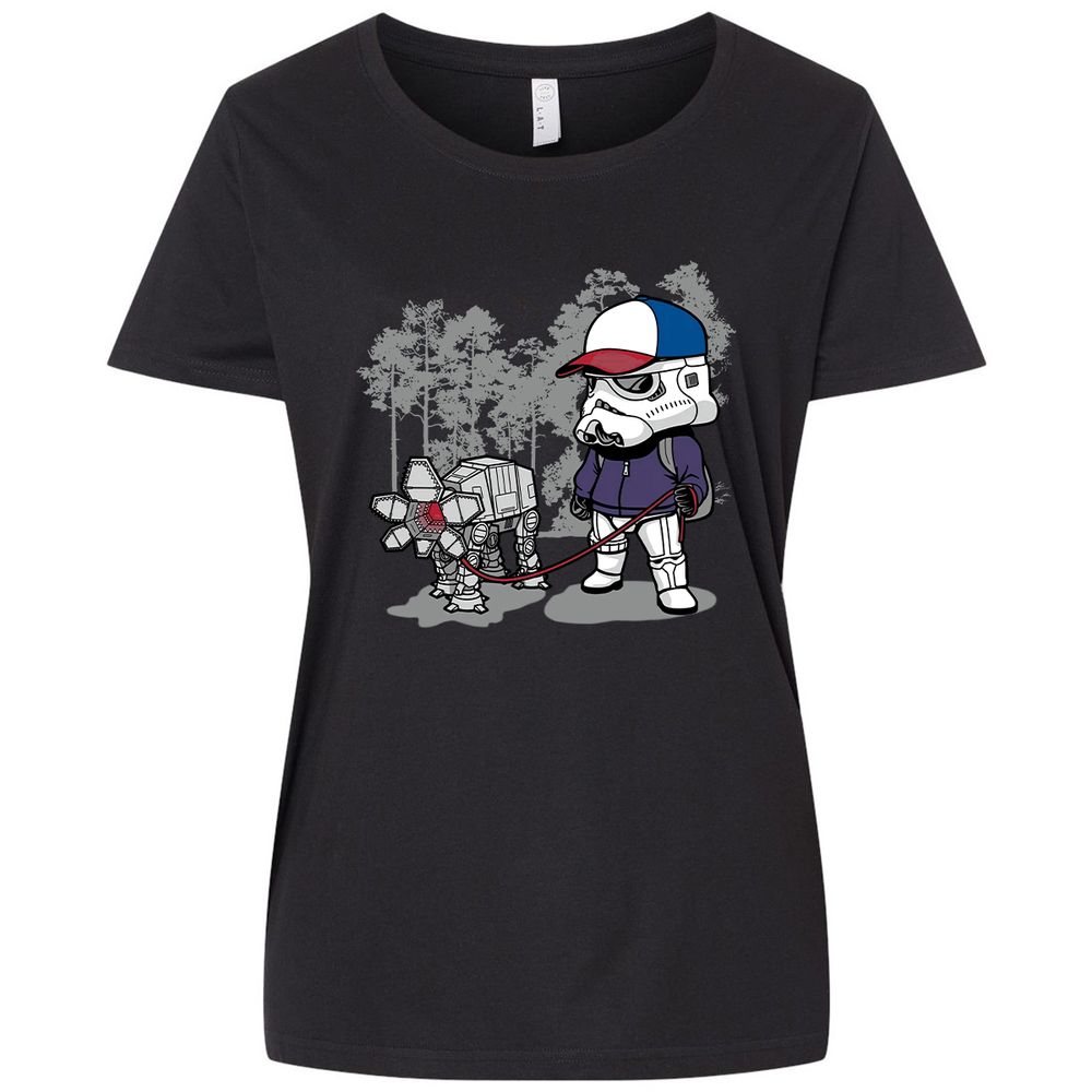 Ladies Curvy Jersey - K9XNH4Z7 - Blended Black - 1