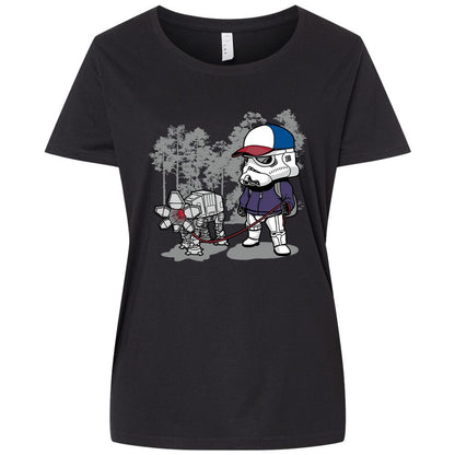 Ladies Curvy Jersey - K9XNH4Z7 - Blended Black - 1