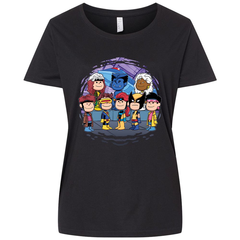 Ladies Curvy Jersey - MS1F6U1H - Blended Black - 1