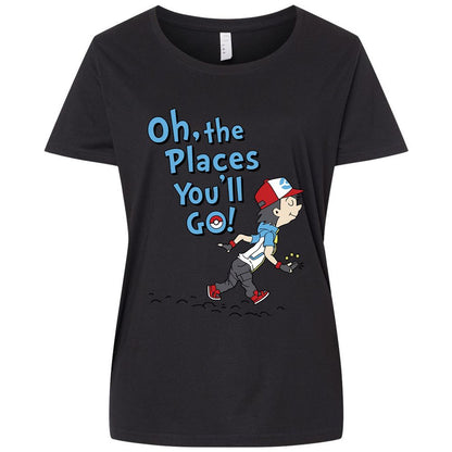 Ladies Curvy Jersey - 4VSNDL3M - Blended Black - 1