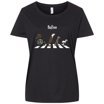 Ladies Curvy Jersey - 8JZBGMAP - Blended Black - 1