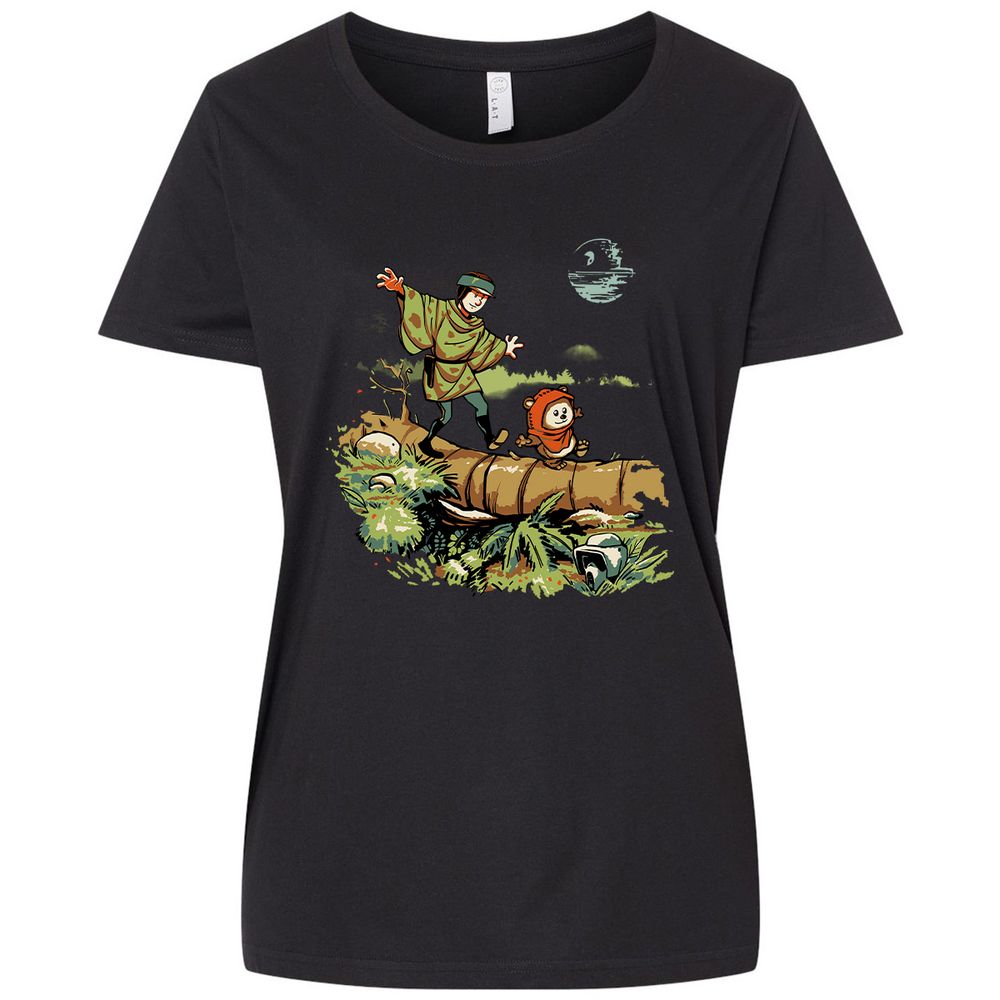 Ladies Curvy Jersey - M2HLDJ8G - Blended Black - 1