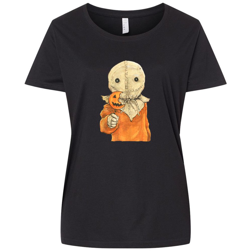 Ladies Curvy Jersey - 6JL22CJ1 - Blended Black - 1